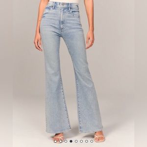 Abercrombie Ultra High Rise Flare Jeans